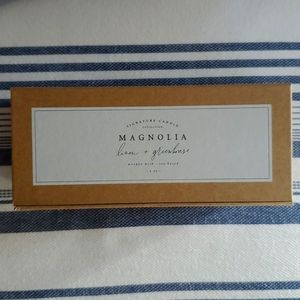 Magnolia Linen and Greenhouse Soy Candle Set